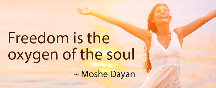Moshe Dayan freedom quote